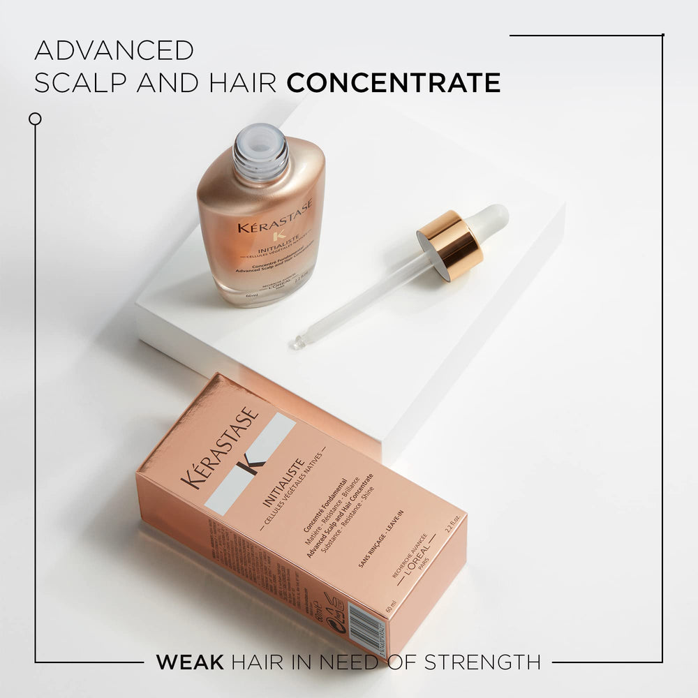 KÉRASTASE Initialiste scalp massage action demonstrates scalp nourishment and routine.