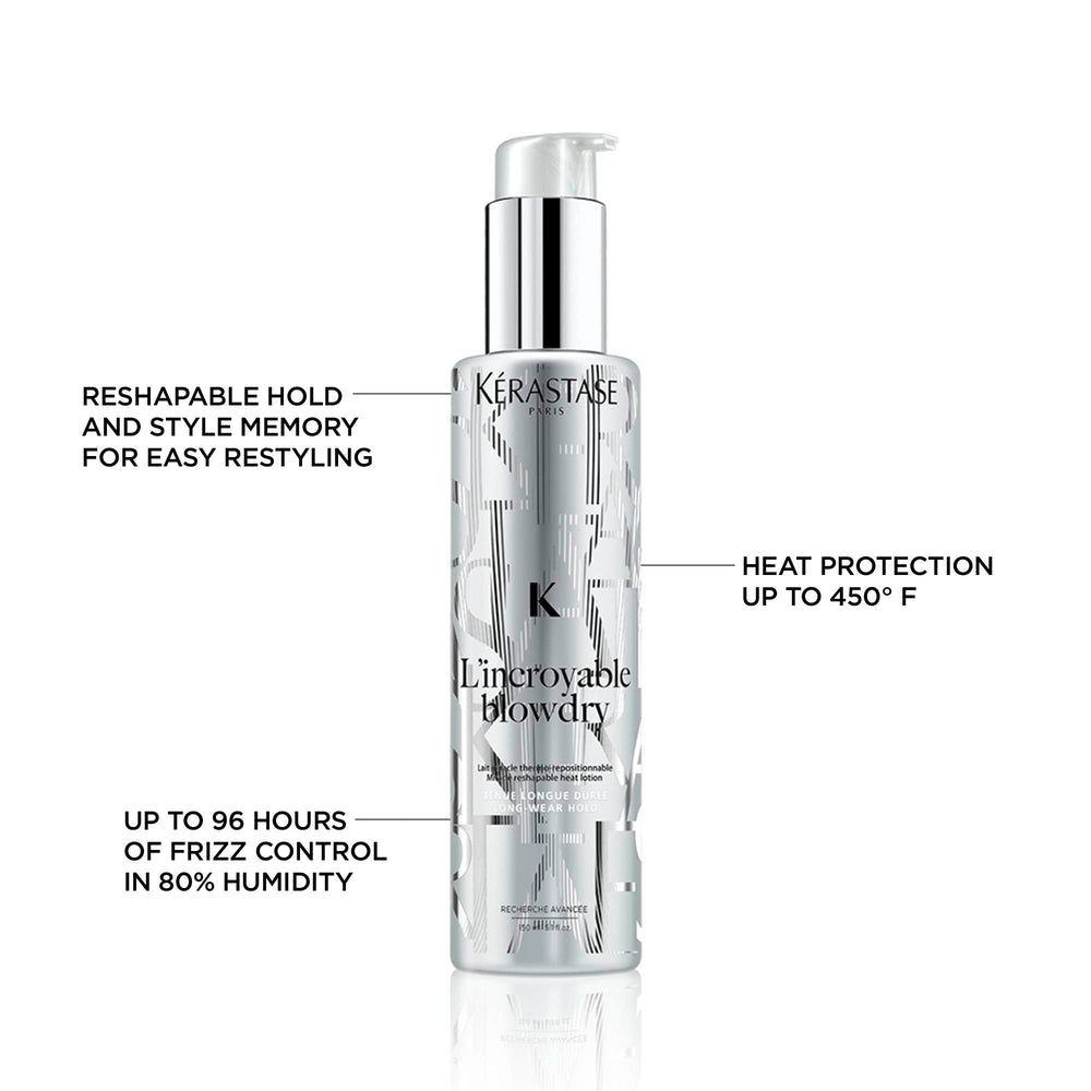 KÉRASTASE L'incroyable Blowdry Serum application on towel-dried hair