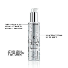 KÉRASTASE L'incroyable Blowdry Serum application on towel-dried hair