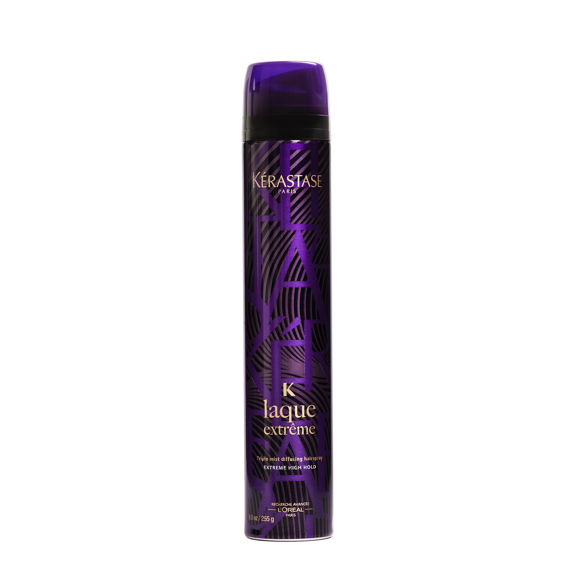 Kerastase Laque Extreme 9 oz bottle spray for high-hold, humidity-resistant finish.