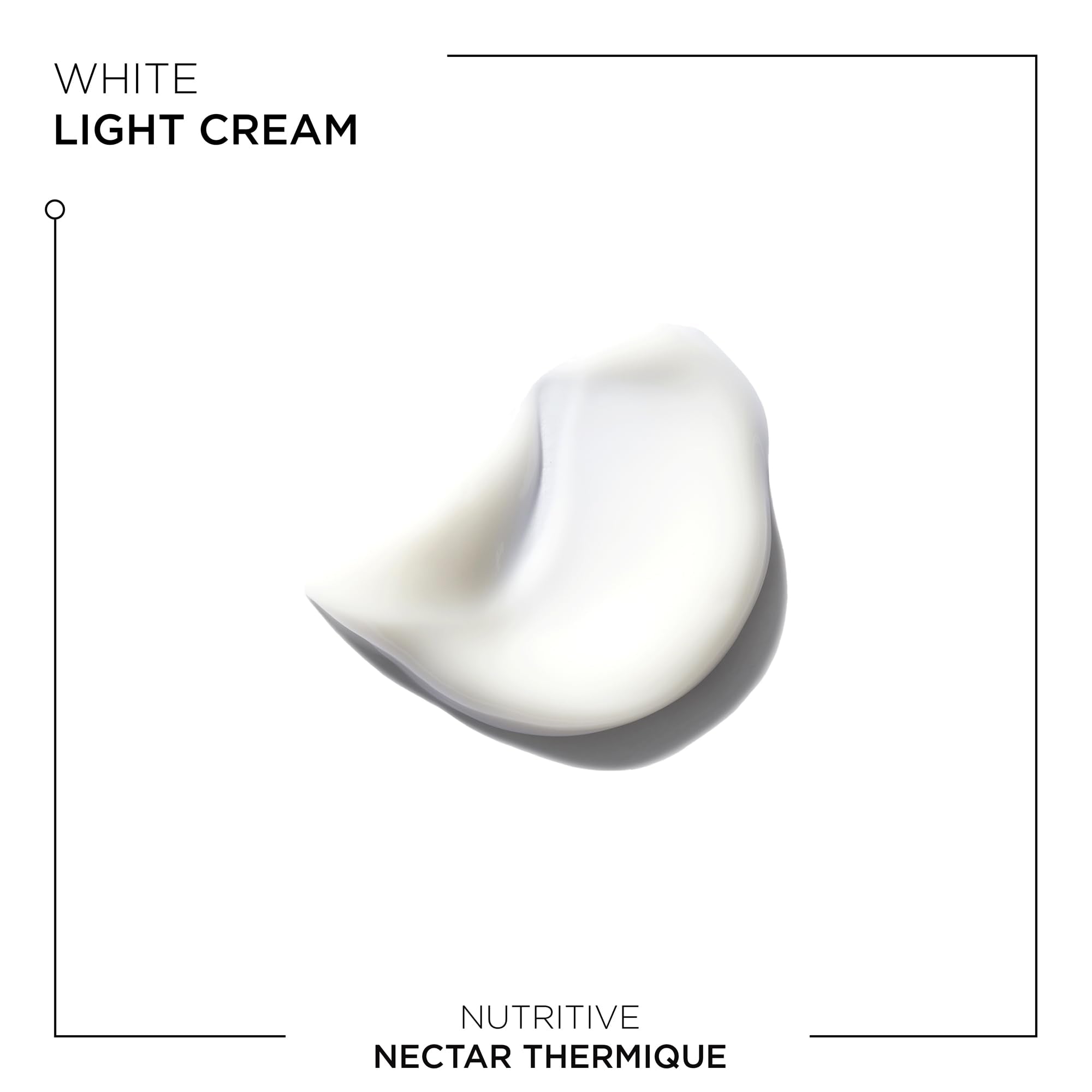 Nutritive collection branding with Nectar Thermique for dry hair care