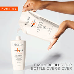 Close-up of ingredients highlights plant-based proteins and niacinamide benefits