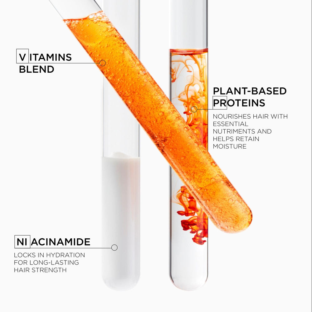 KÉRASTASE Nutritive shampoo on wet hair delivering detangling and shine.