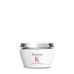 KÉRASTASE Premiere anti-breakage mask bottle suggests stronger hair potential.