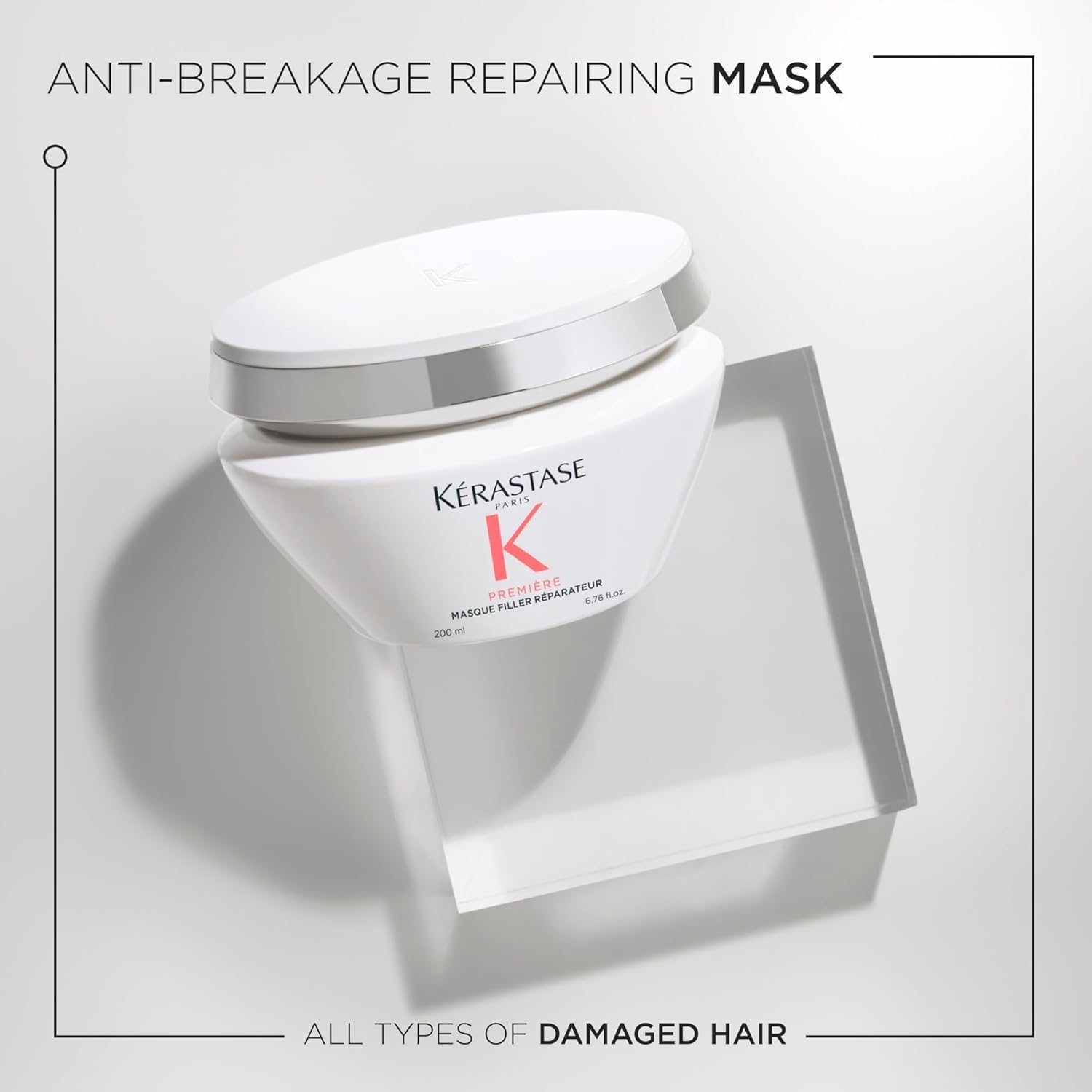 Kérastase Premiere Discovery in hands shows step-by-step application.