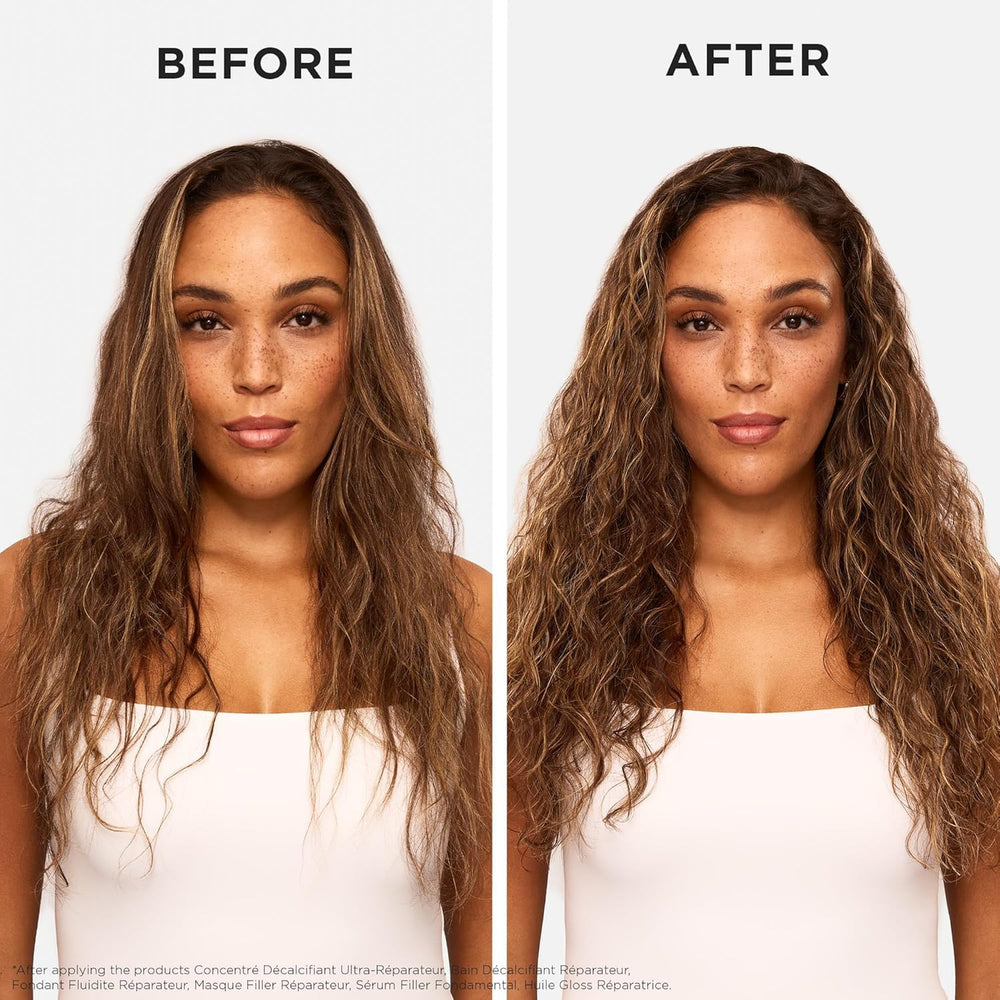 Kérastase Premiere Discovery mask tube demonstrates deep conditioning for strengthened lengths.
