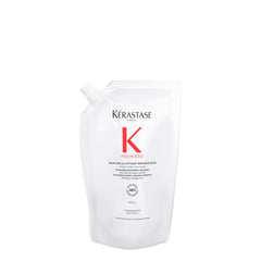 Kerastase Premiere sulfate-free shampoo bottle for gentle cleansing of damaged hair.