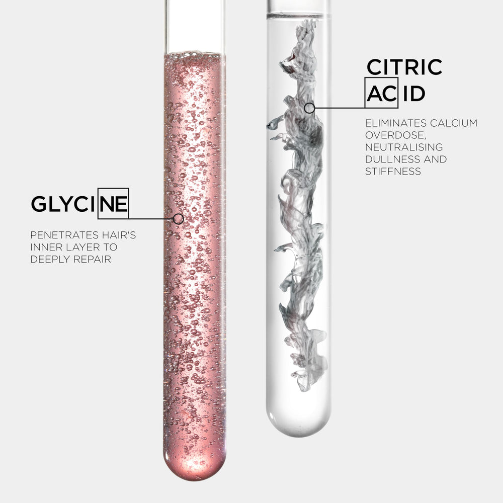 Kerastase Premiere label close-up highlights citric acid and buildup removal.