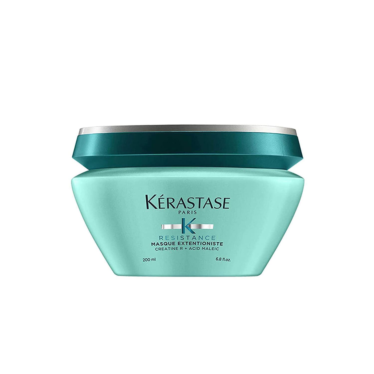 KÉRASTASE Resistance Masque Extentioniste bottle pour shows targeted nourishment for damaged lengths.