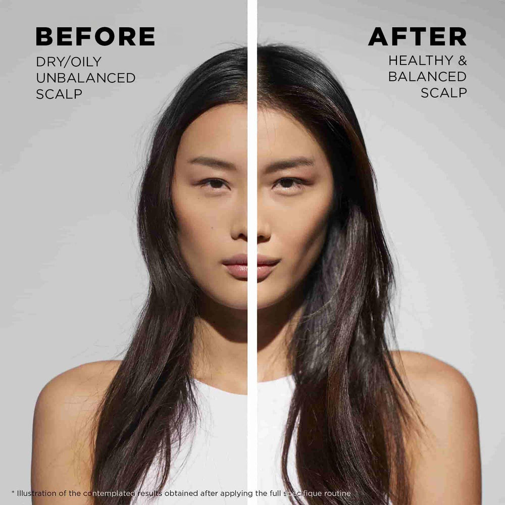 Kerastase Specifique sulfate-free formula shown as gentle daily care for scalp.