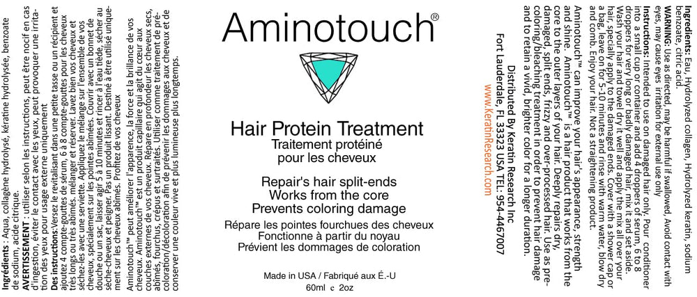 KERATIN RESEARCH Aminotouch serum-dispense for easy one-step application