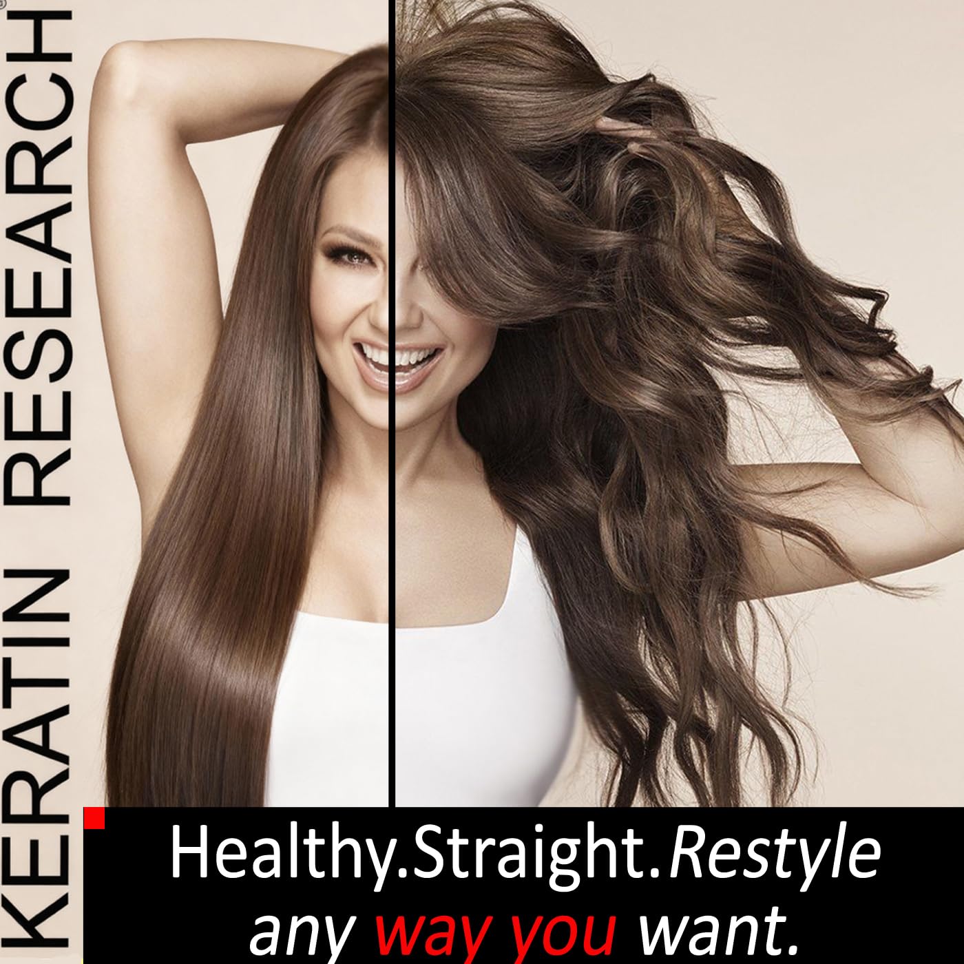 KERATIN RESEARCH clarifying-shampoo bottle preps hair for optimal keratin results.