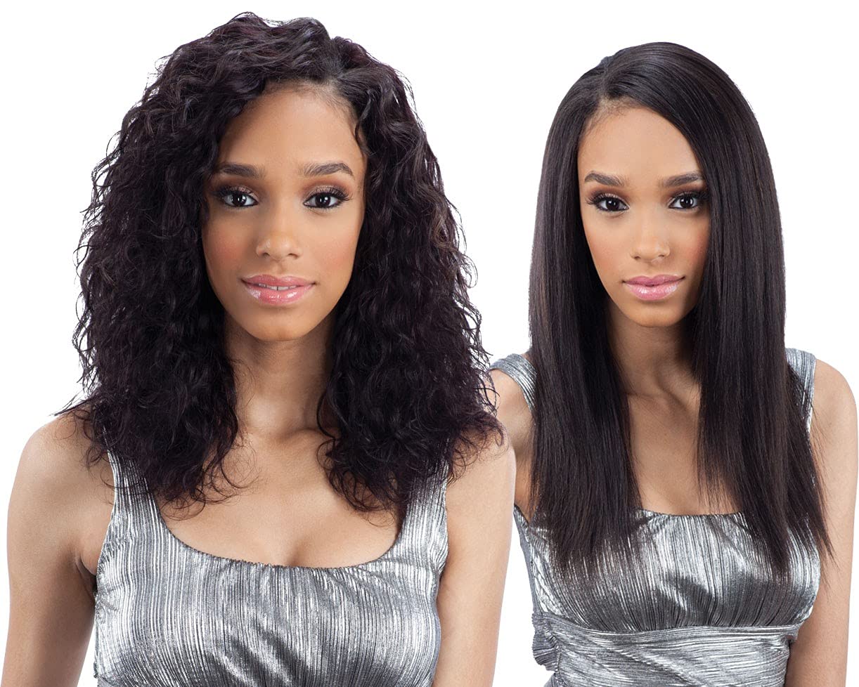 Keratin Research hair straightening process image suggests salon-like results at home.