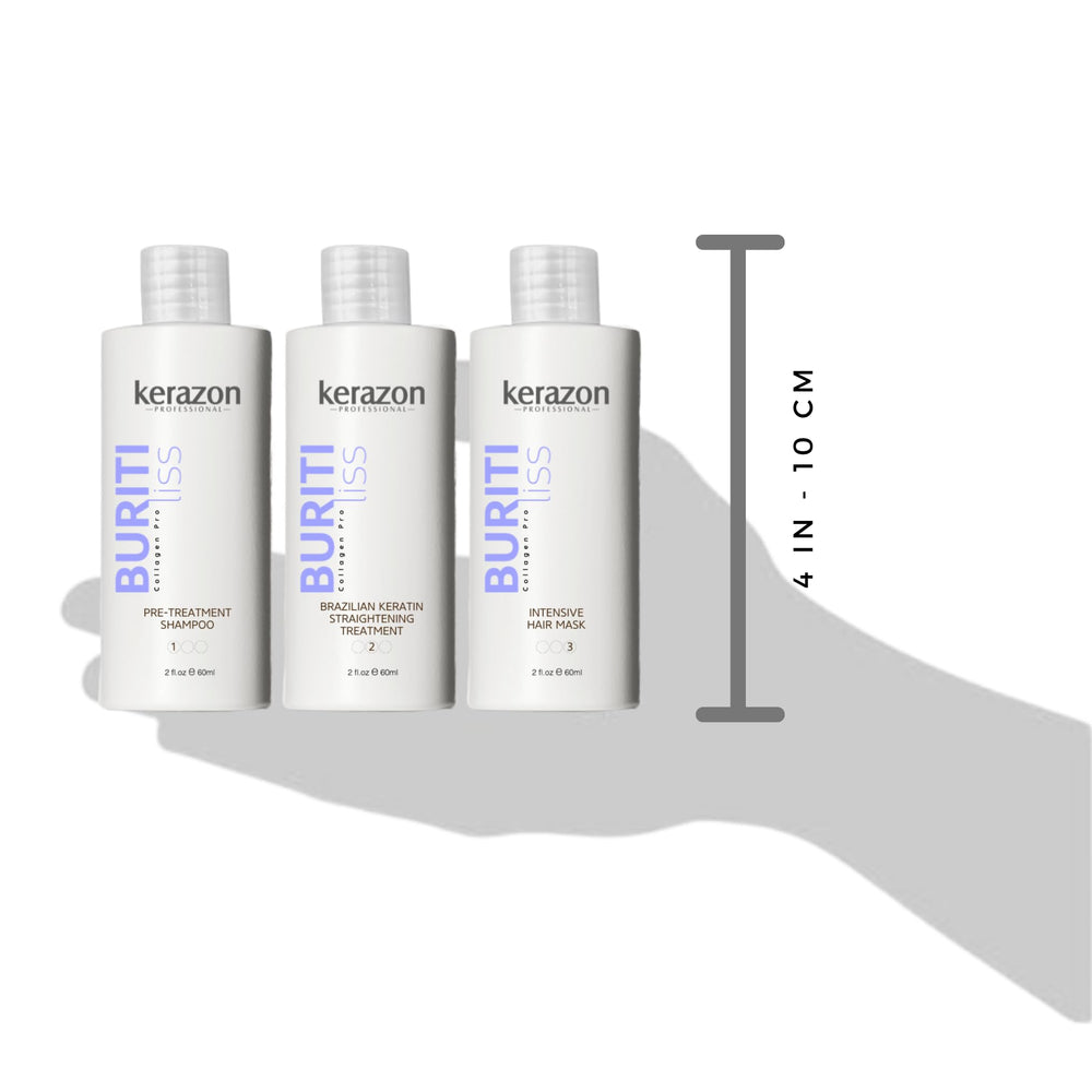 Kerazon flat-iron styling image captures effortless straight finish and manageability