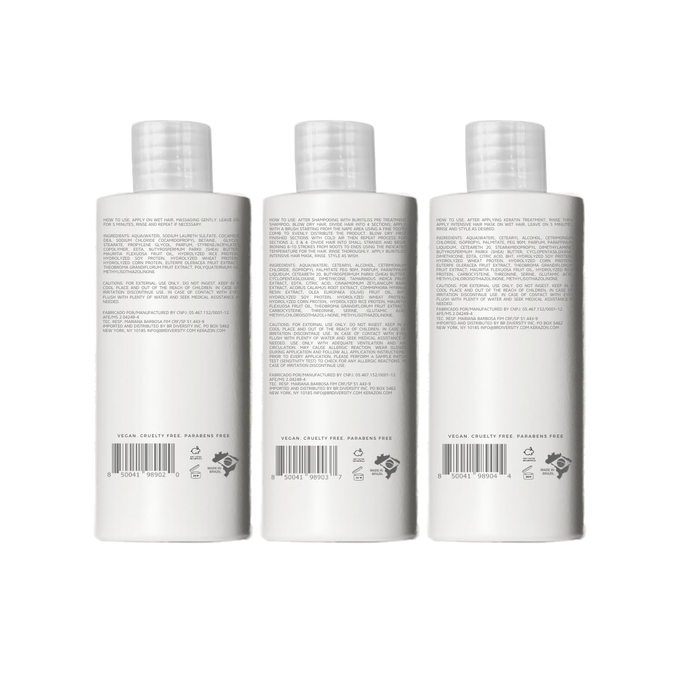 Kerazon sensitivity test before use promotes safe application.
