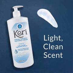 Keri Original Lotion hands applying for smooth skin