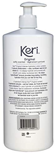 Keri Original Lotion soft scent label showcases fragrance appeal