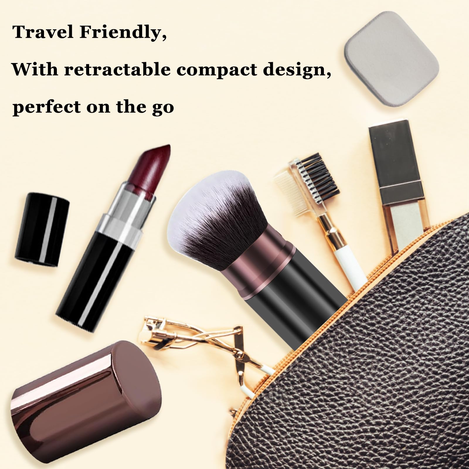 Keriloo retractable makeup brush gift-packaging perfect for makeup lovers