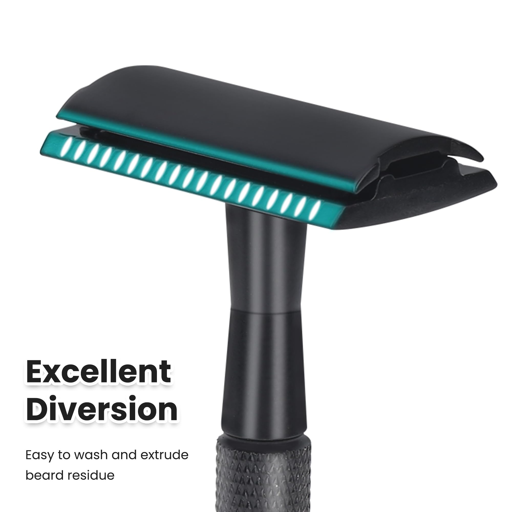 Keropy safety razor 30-degree angle design enables efficient blade exposure and controlled pass