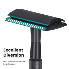 Keropy safety razor 30-degree angle design enables efficient blade exposure and controlled pass