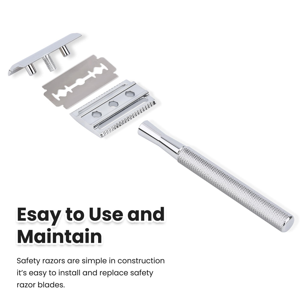 Keropy beginner-friendly razor grip image emphasizes steady handling during first shaves