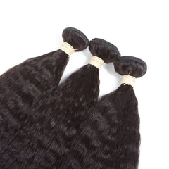 Double-weft Kerriana bundles reduce shedding for durable styling.