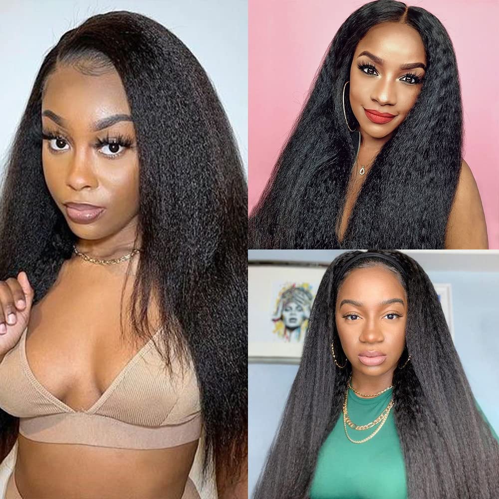 Kerriana Yaki Bundles 16-inch kinky straight color-ready—bleach and dye friendly