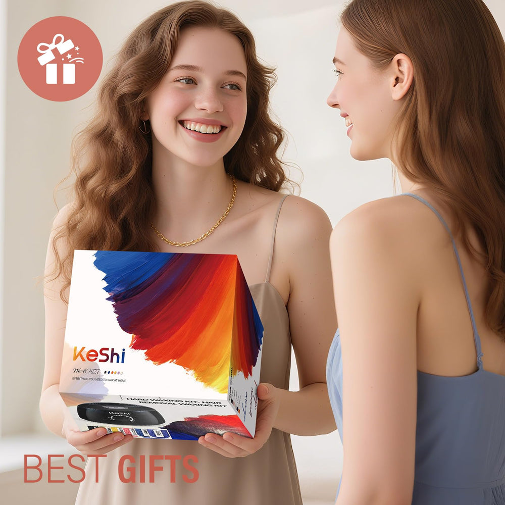 KeShi full-body waxing kit supports arms, legs, underarms, and bikini lines.