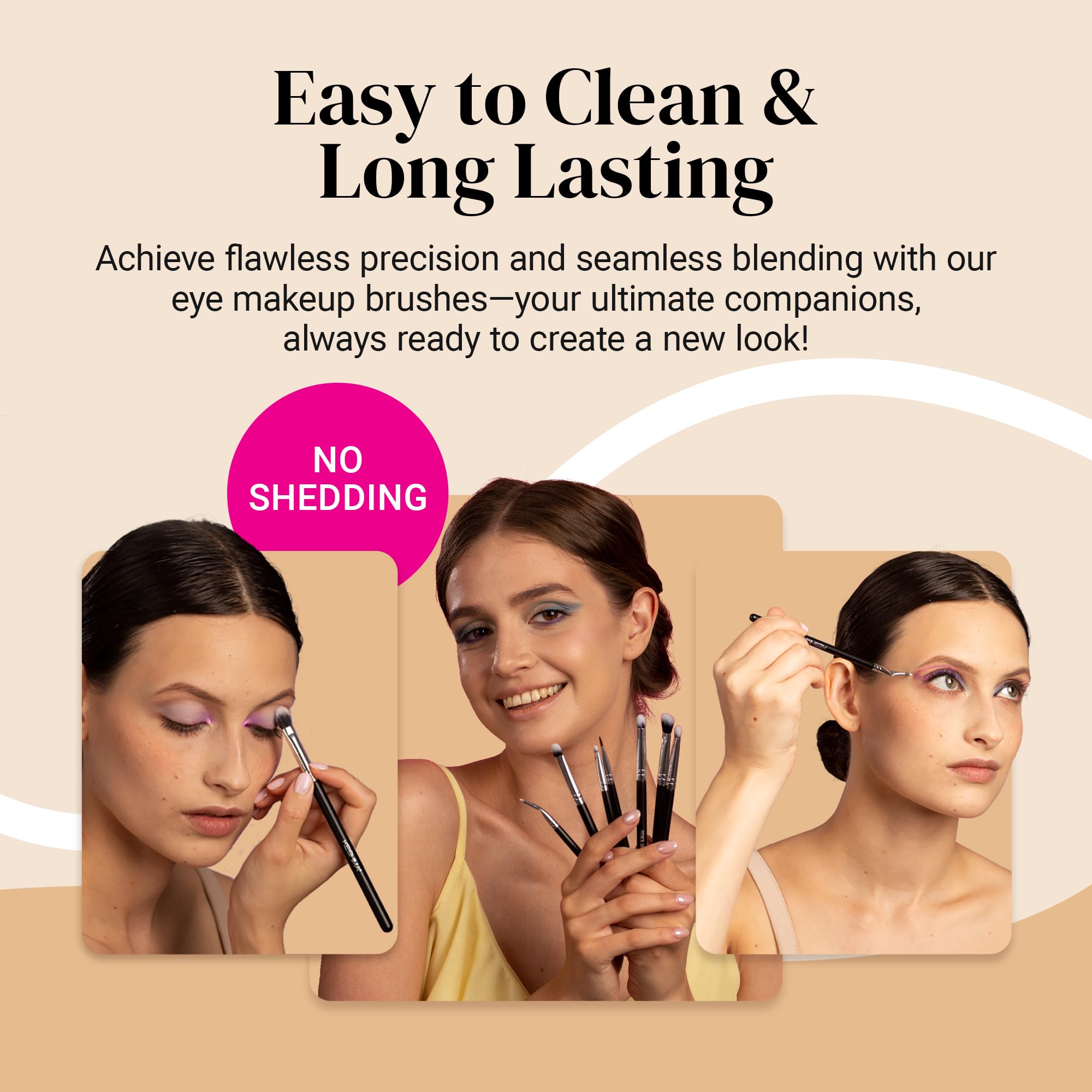 KESHIMA angled crease brush shapes depth and contour with clean, controlled strokes.
