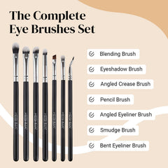KESHIMA eyeshadow brush closeup highlights smooth, even product pickup for flawless lids.