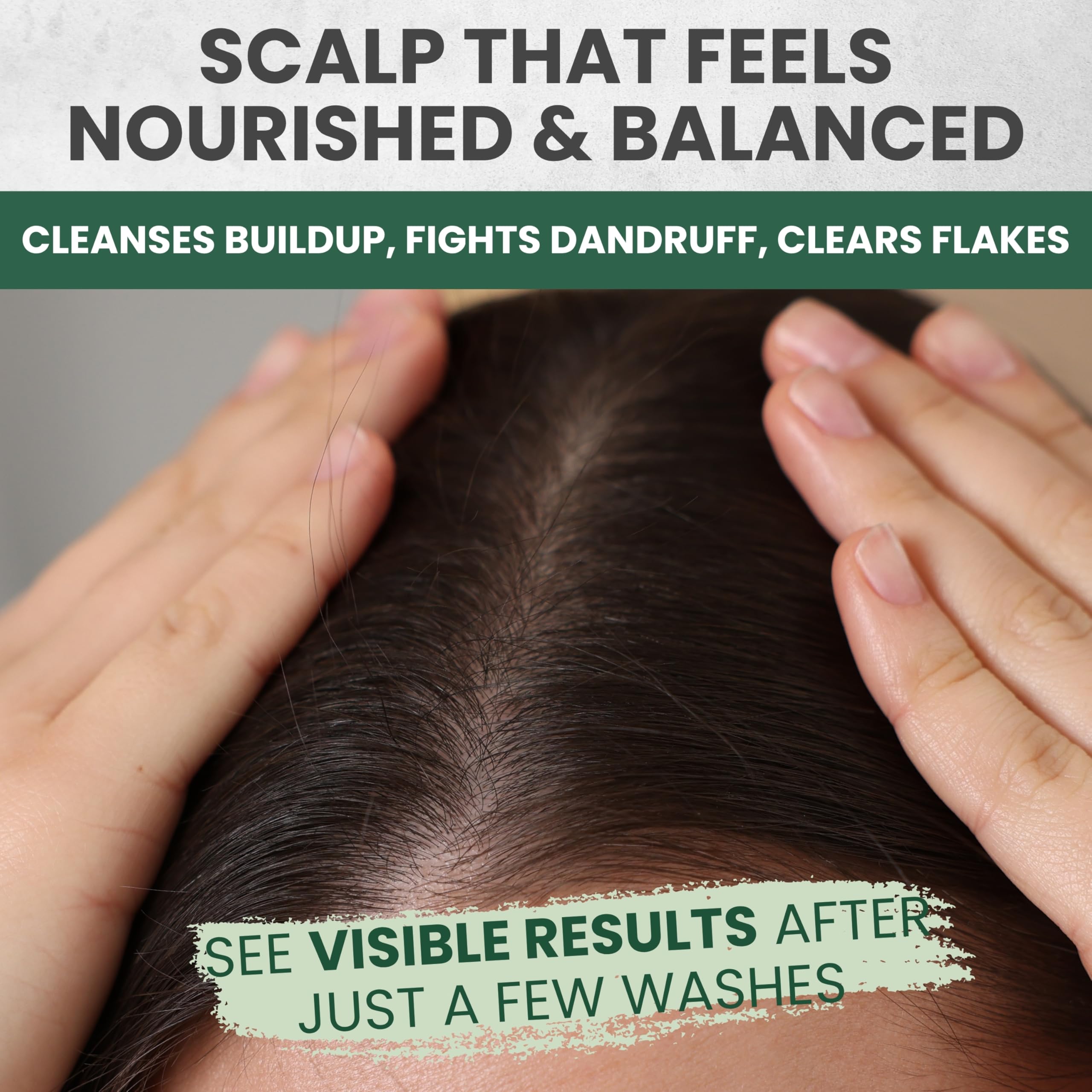 KESMEDIK cooling-scalp-massage-action shows soothing relief during washing