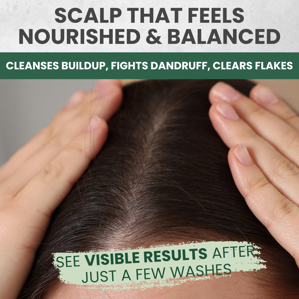 KESMEDIK cooling-scalp-massage-action shows soothing relief during washing