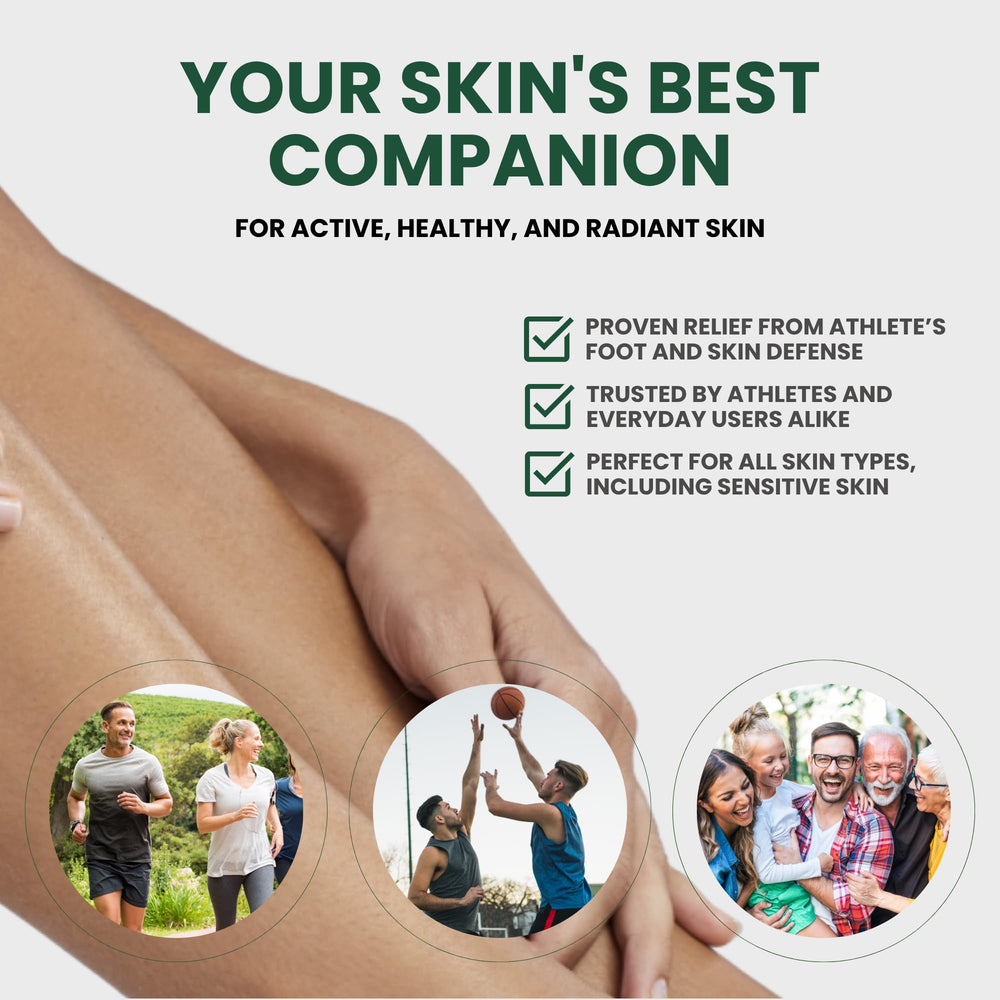 KESMEDIK Tea Tree Oil MaxTherapy Balm ideal for post-exercise itch relief.