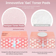 Kestper pad gel texture designed for quick non-greasy absorption