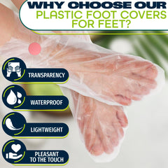 KETAR foot covers ribbed anti-slip design for safer indoor wax sessions
