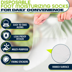 KETAR foot covers made from durable clear PE material for waterproof protection