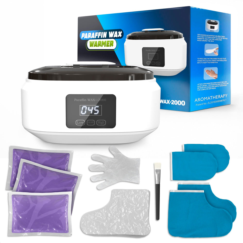 Ketar paraffin wax machine full set 3400ml ready for at-home spa warmth.
