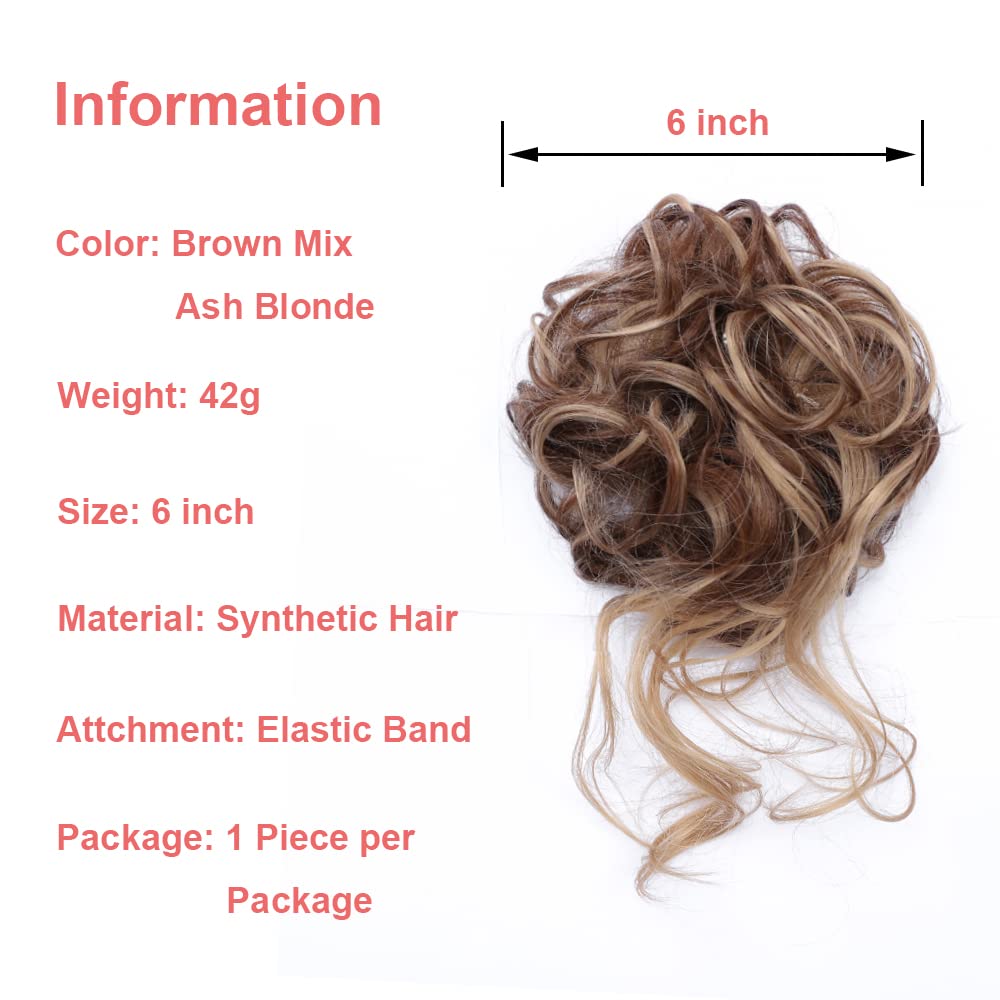 KETHBE Messy Bun with adjustable elastic for secure fit