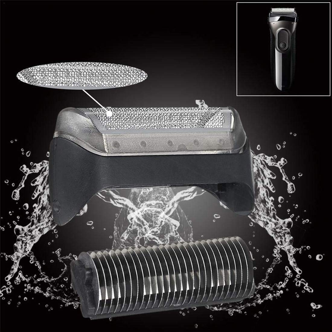 Ketofa flex-pivot technology supports contour tracking for comfortable shaves