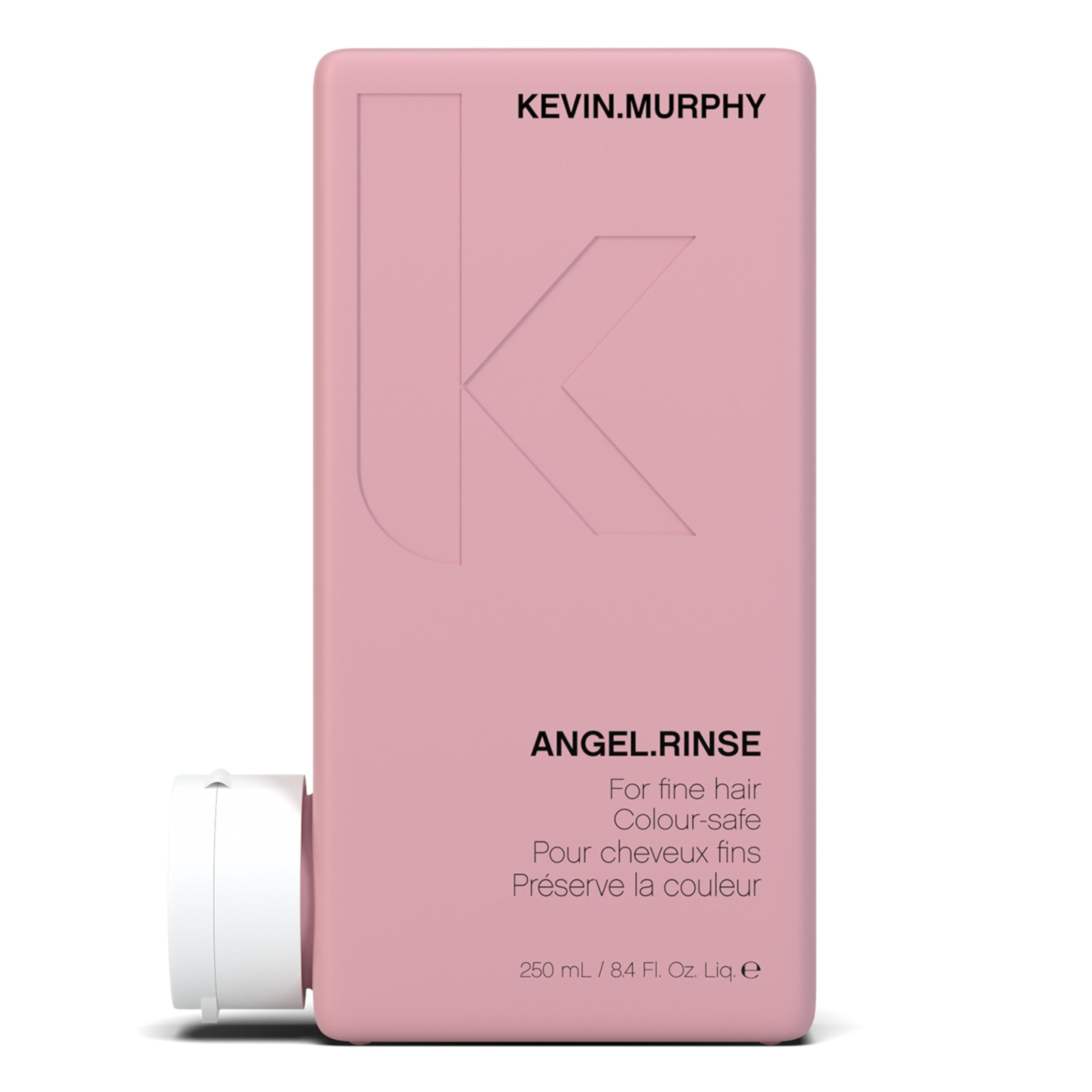 Kevin.Murphy ANGEL.RINSE bottle offers color-safe moisture for fine coloured hair.