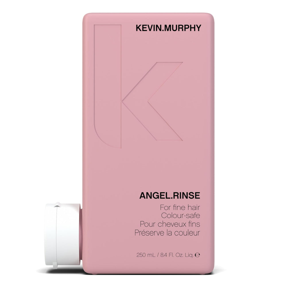 Kevin.Murphy ANGEL.RINSE bottle offers color-safe moisture for fine coloured hair.