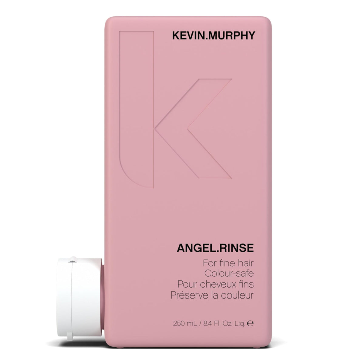 Kevin.Murphy ANGEL.RINSE bottle offers color-safe moisture for fine coloured hair.