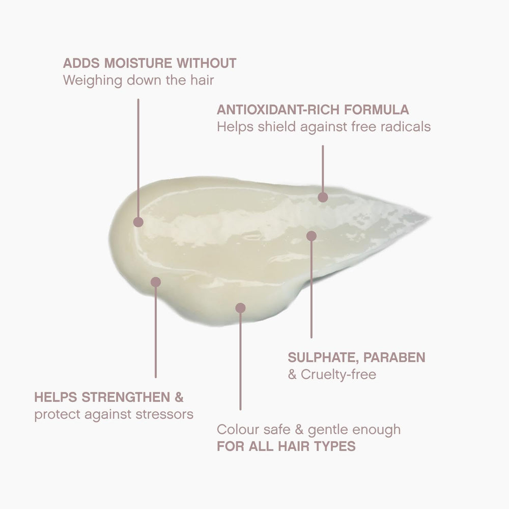 ANGEL.RINSE on vanity demonstrates at-home salon-grade moisture for fine hair.
