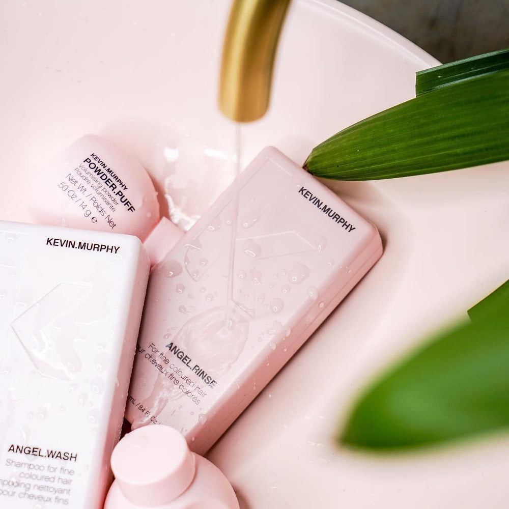 Kevin Murphy Angel Wash packaging shows color-safe formula for color-treated hair