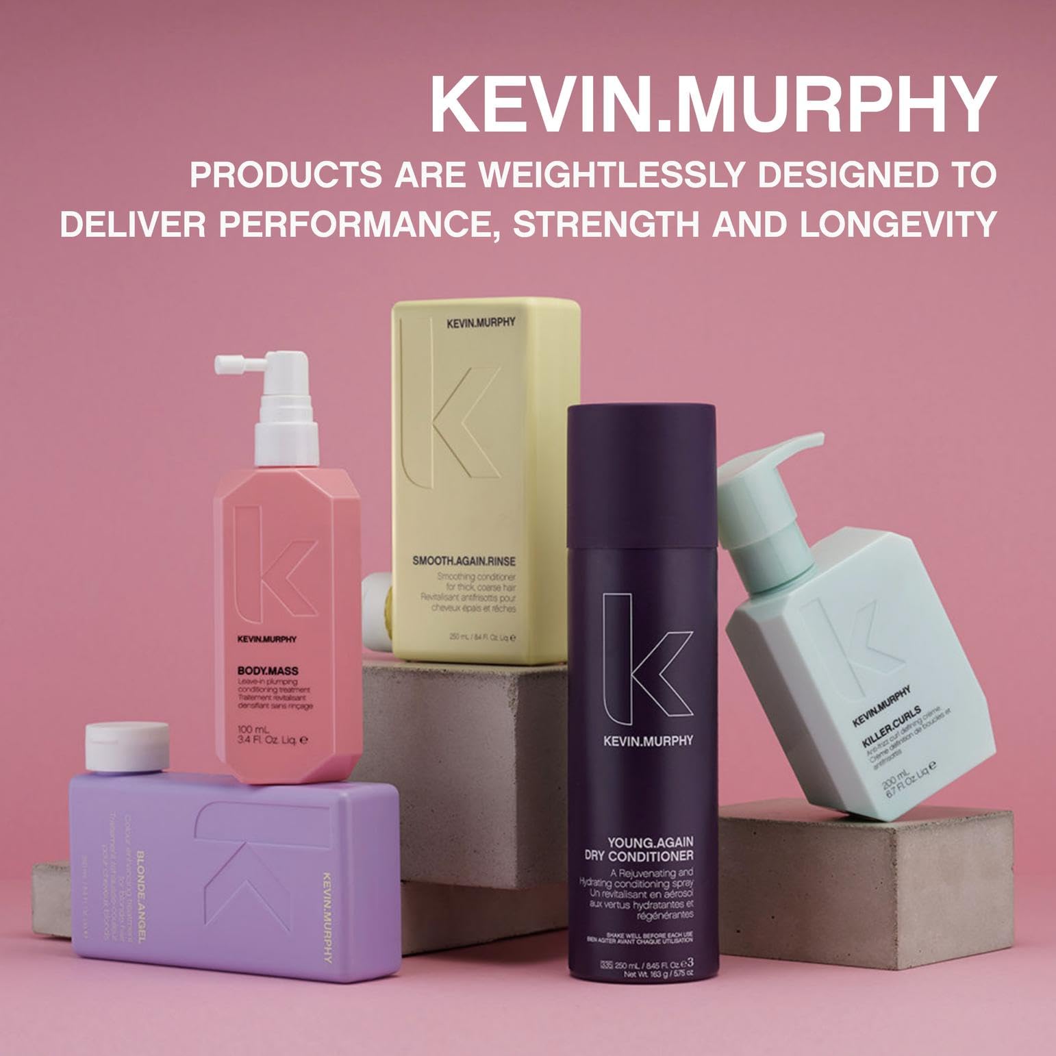 KEVIN.MURPHY Blonde Angel Wash hair after wash glow and softness.