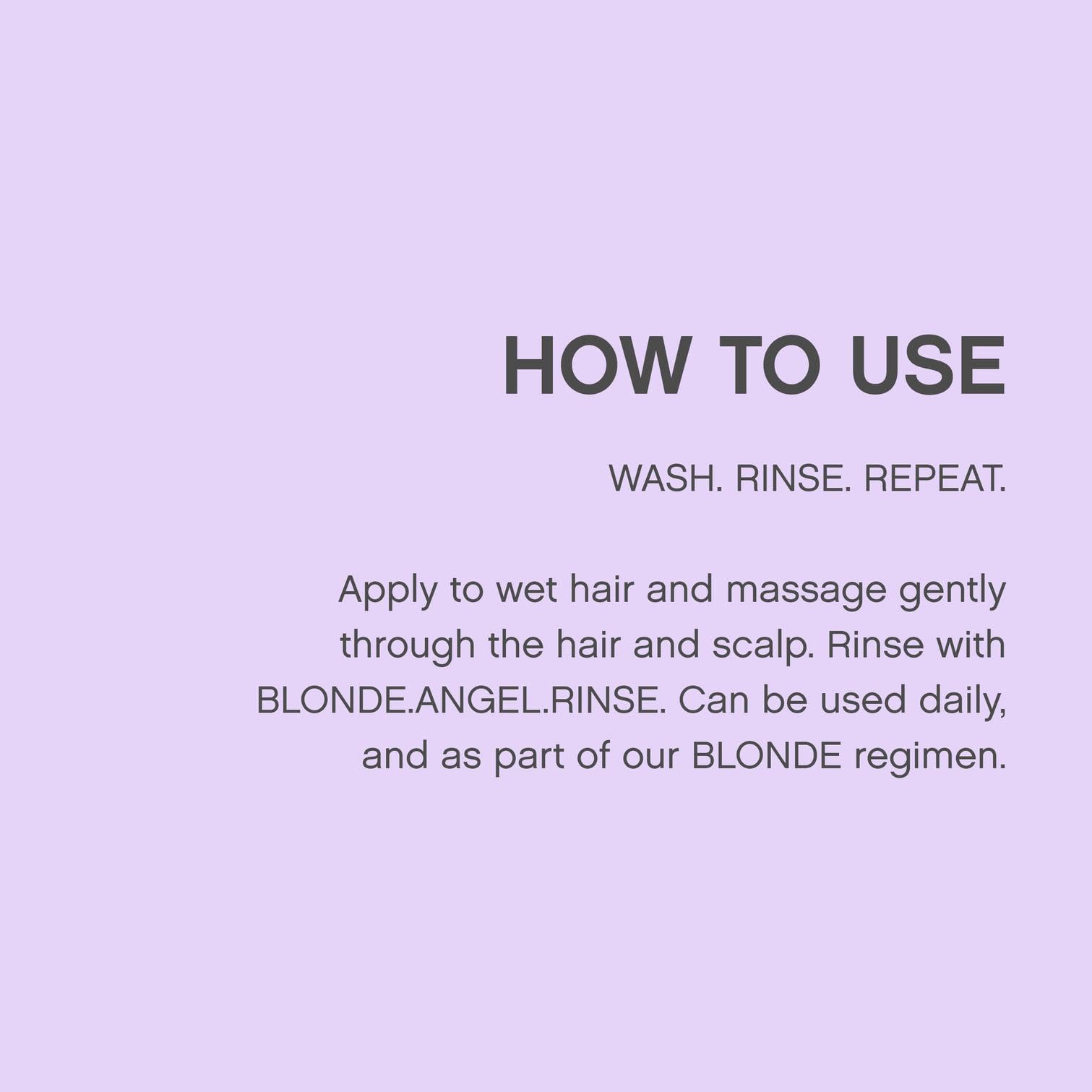 KEVIN.MURPHY Blonde Angel Wash packaging highlights sulphate-free formula.