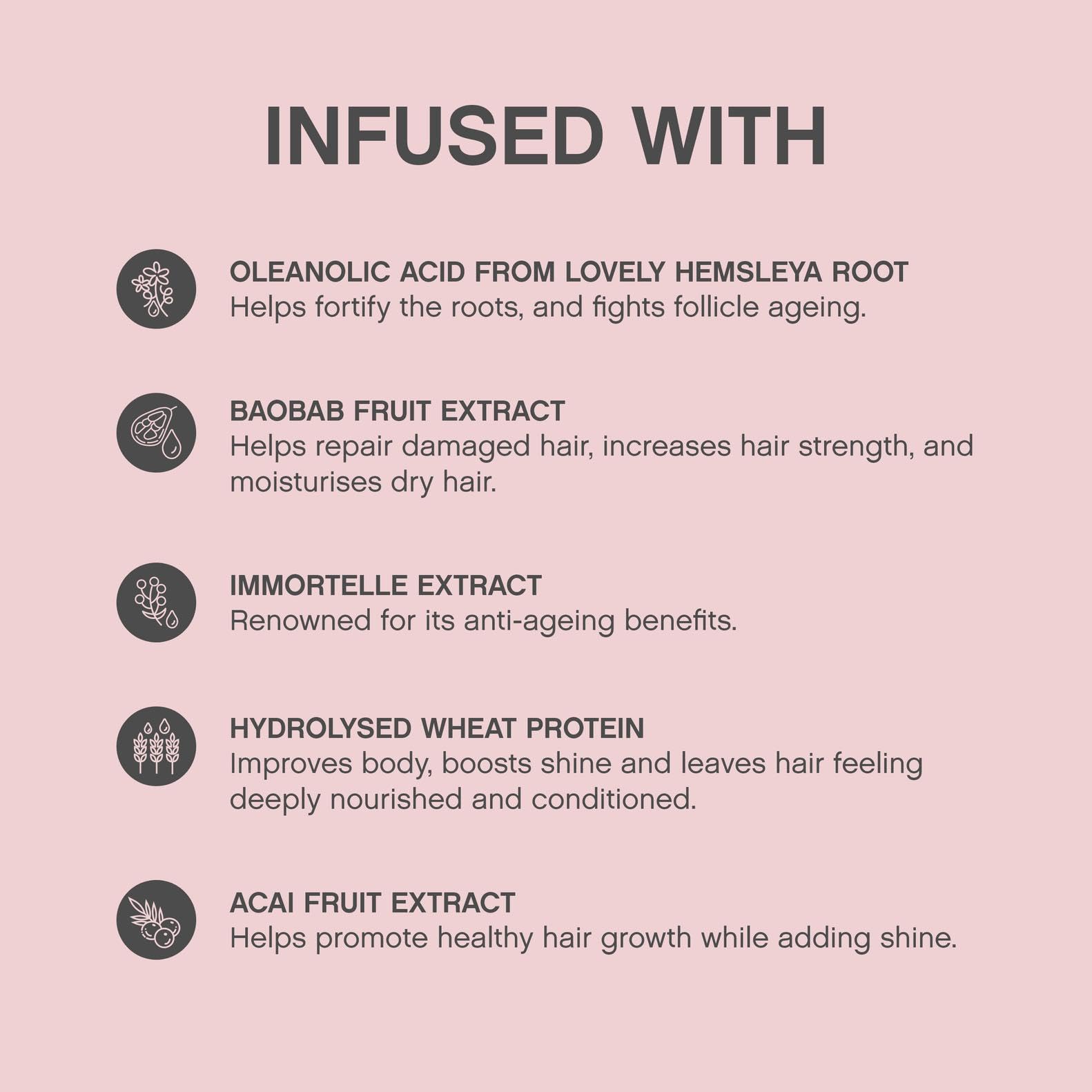 Kevin Murphy Body Mass leave in application shown for daily thickness and lift