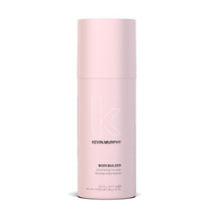 KEVIN.MURPHY BODY.BUILDER bottle closeup highlighting weightless volume for all hair types