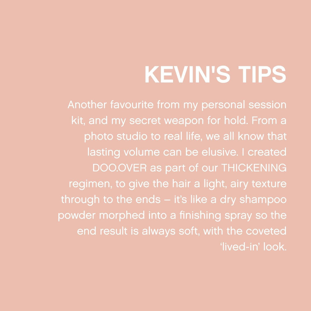 KEVIN.MURPHY DOO.OVER sulphate-free label shown for gentle care.