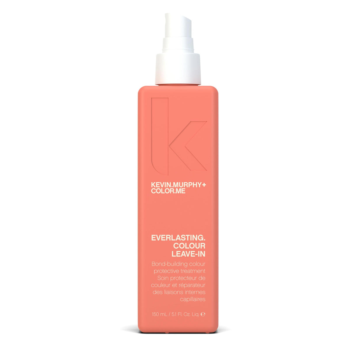 Kevin.Murphy Everlasting Colour Leave-In bottle closeup showing color protection and bond-building benefits.